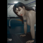 Tifa Lockhart in the gym