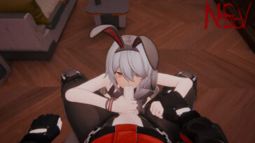 Bunny Krolik giving a blowjob pov