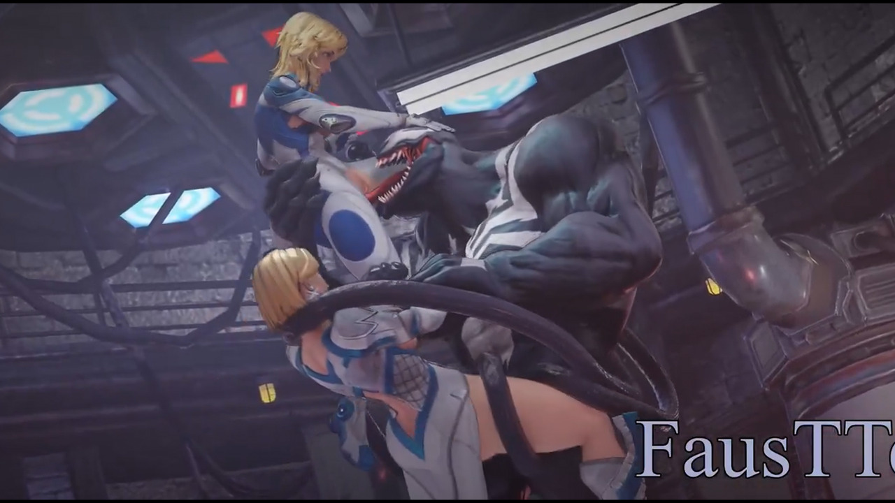 Emma and Sue Storm fucked by Venom