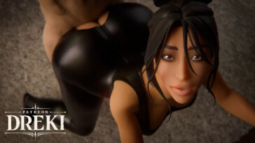Kim K taken from behind