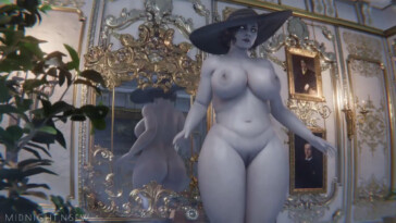 Lady Dimitrescu's bouncy body