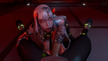 Shion fighting hard with Genji