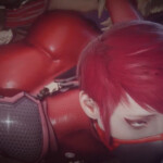 Skarlet in proneboned position