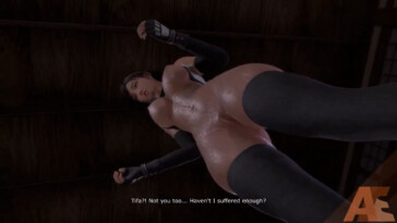 Tifa Lockhart reverse riding and creampied
