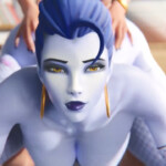 Widowmaker in doggy for Futa Ashe