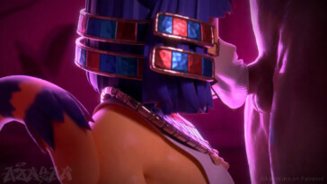 Ankha face mask fellatio