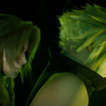 Cloud haunted by Aerith