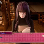 Cute Librarian Violet blowjob