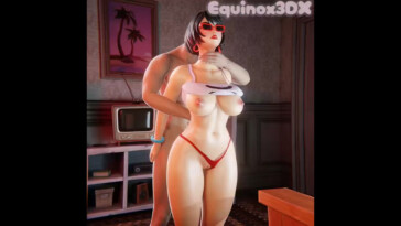 Evie taken from behind