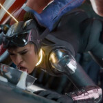 Futa Power girl feeding milk to Catwoman