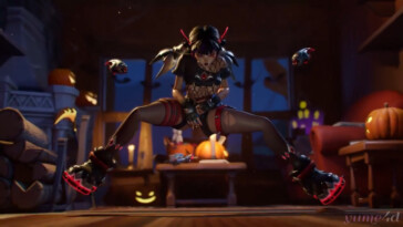 Halloween Juno got caught by Wuyang