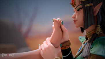Mantis worshipping Lady Loki feet