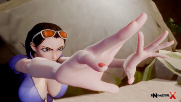 Nico Robin putting her ability to good use