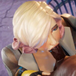 Penny giving a blowjob