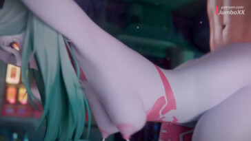 Rebecca gets milked