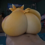 Renamon reverse cowgirl ride