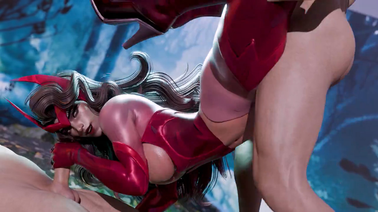 Scarlet Witch in a threesome