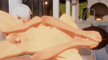 Summer Angel giving a handjob