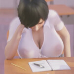 Waking Tifa up in the class