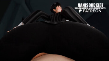 Wednesday Addams big butt ride