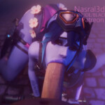 Widowmaker sucking a big cock