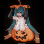 Bouncy Pumpkin Miku for Halloween