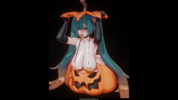 Bouncy Pumpkin Miku for Halloween
